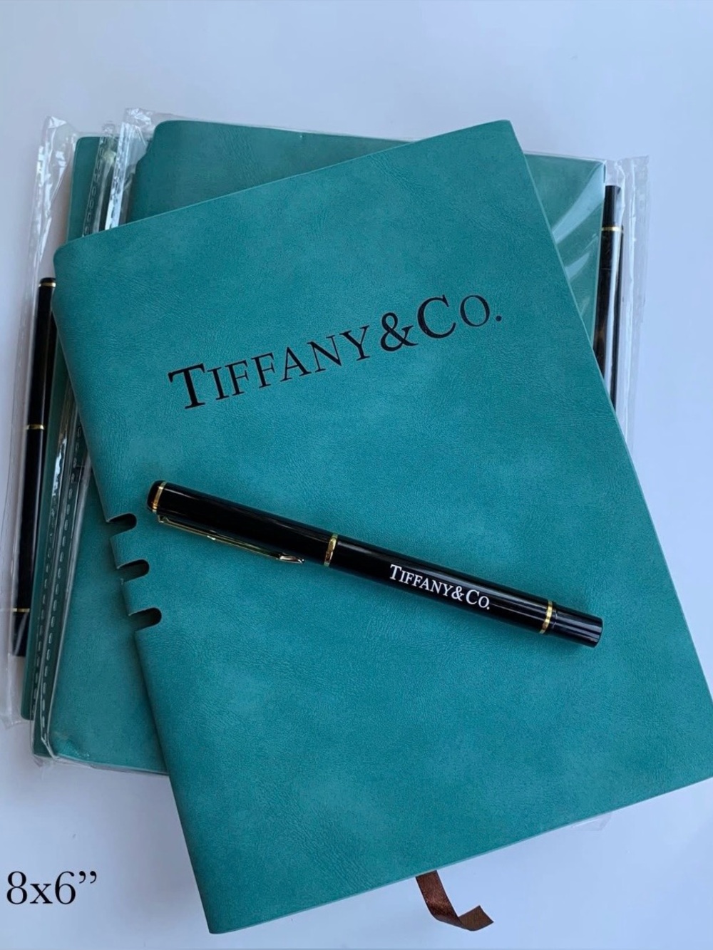 Teal Journal Set with Black Pen